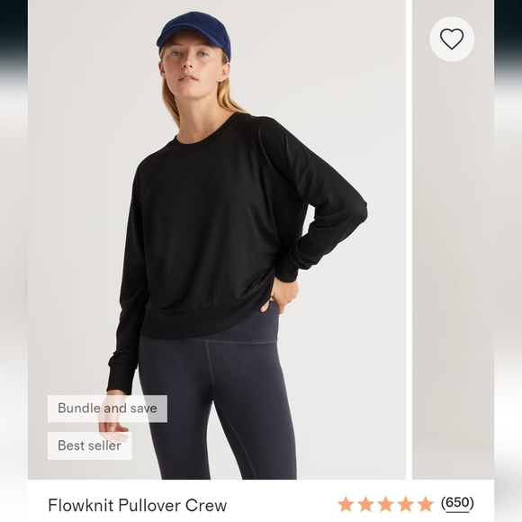 Quince Flowknit Crew Pullover BUNDLE OF THREE medium grey black green - Picture 3 of 8